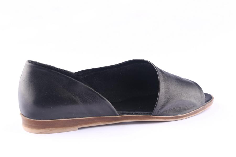 D.moro Shoes Women Leather Sandals For Summer: 442 Black (Wholesale)