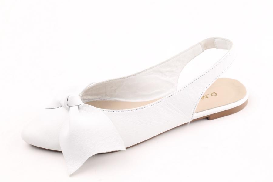 d.moro shoes Women Leather Sandals for summer: 5019 White Leather (Wholesale)