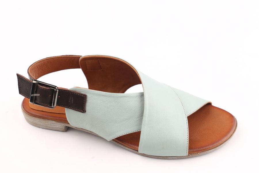 d.moro shoes Women Leather Sandals for summer: 53 Light Green Leather (Wholesale)