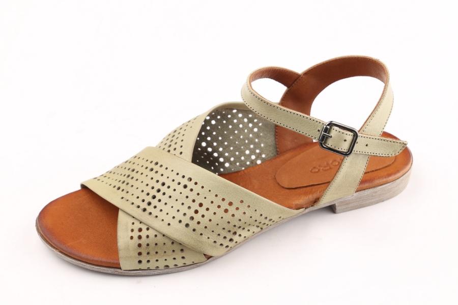 d.moro shoes Women Leather Sandals for summer: 54 Light Green Leather (Wholesale)