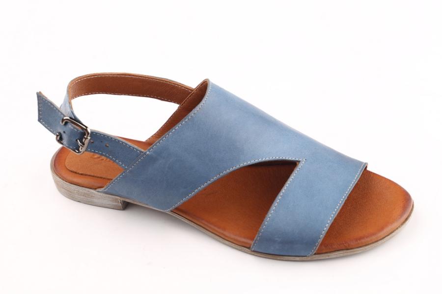 d.moro shoes Women Leather Sandals for summer: 56 Blue Leather (Wholesale)