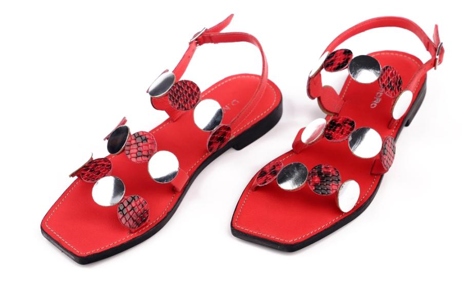 d.moro shoes Women Leather Sandals for summer: 707-52 Mix Color Leather (Wholesale)