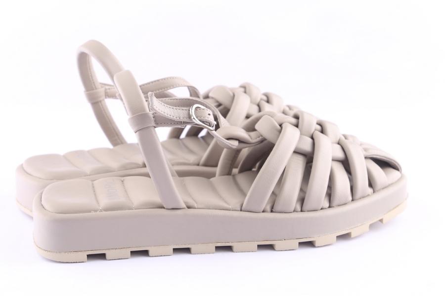D.moro Shoes Women Leather Sandals For Summer: 87007-1 Silver Grey (Wholesale)