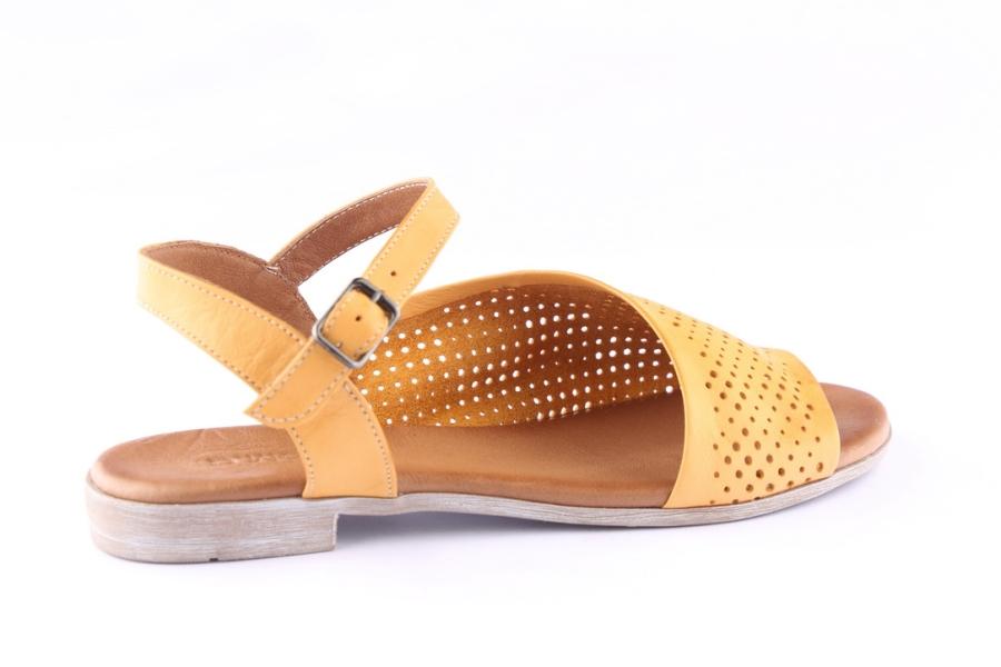 D.moro Shoes Women Leather Sandals For Summer: 9931 Yellow (Wholesale)