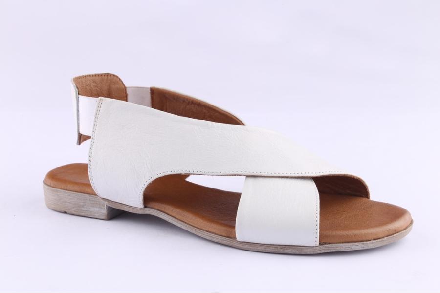 D.moro Shoes Women Leather Sandals For Summer: 9942 White (Wholesale)