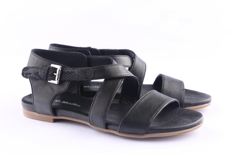 D.moro Shoes Women Leather Sandals For Summer: A275 Black (Wholesale)