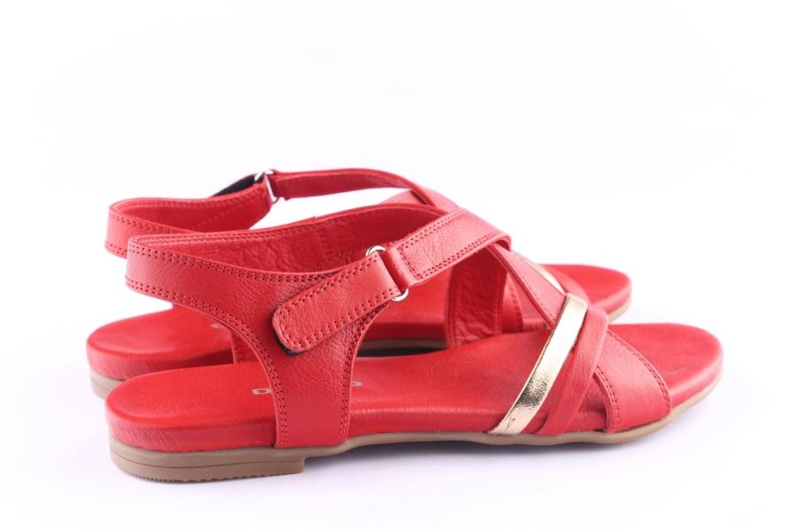 D.moro Shoes Women Leather Sandals For Summer: A291 Red (Wholesale)