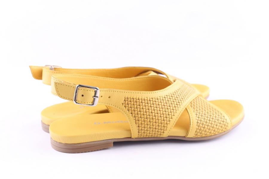 D.moro Shoes Women Leather Sandals For Summer: A338 Yellow (Wholesale)