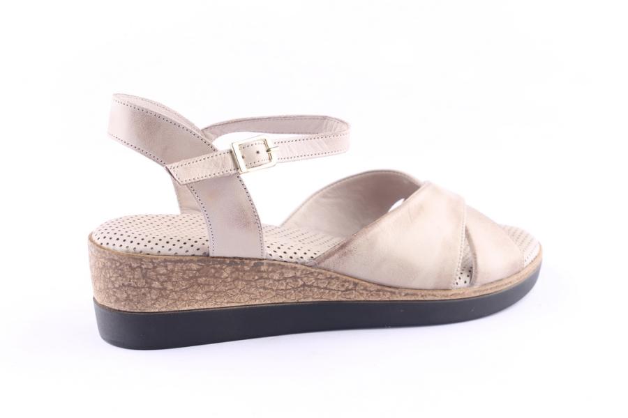 D.moro Shoes Women Leather Sandals For Summer: A376 Silver Grey (Wholesale)