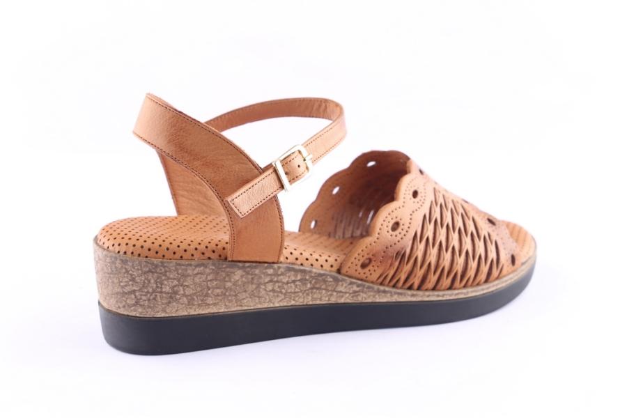 D.moro Shoes Women Leather Sandals For Summer: A377 Tan (Wholesale)