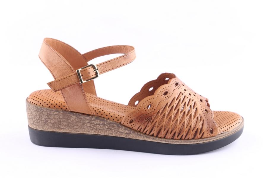 d.moro shoes Women Leather Sandals for Summer: A377 Tan (Wholesale)