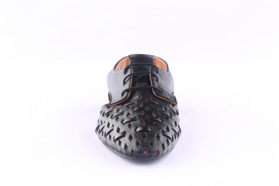 D.moro Shoes Women Leather Sandals For Summer: ARJ-042 Black (Wholesale)