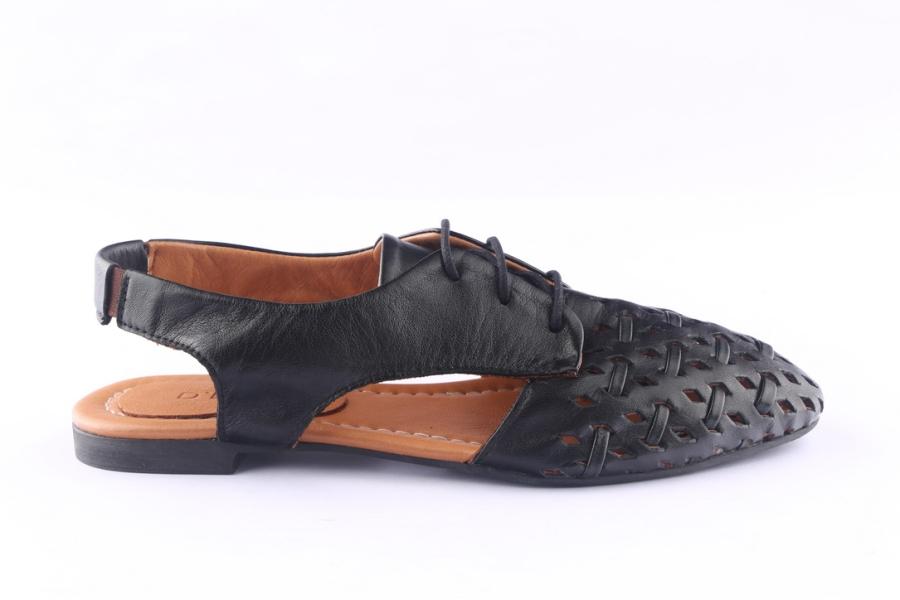 d.moro shoes Women Leather Sandals for Summer: ARJ-042 Black (Wholesale)