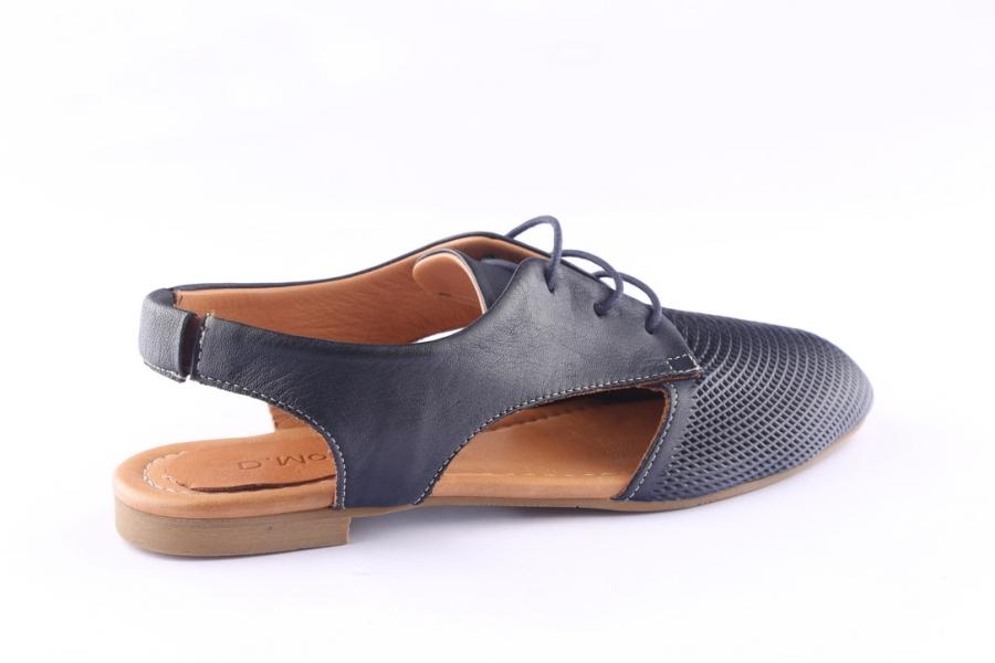 D.moro Shoes Women Leather Sandals For Summer: ARJ-042 Navy Blue (Wholesale)