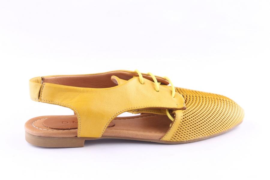 D.moro Shoes Women Leather Sandals For Summer: ARJ-042 Yellow (Wholesale)