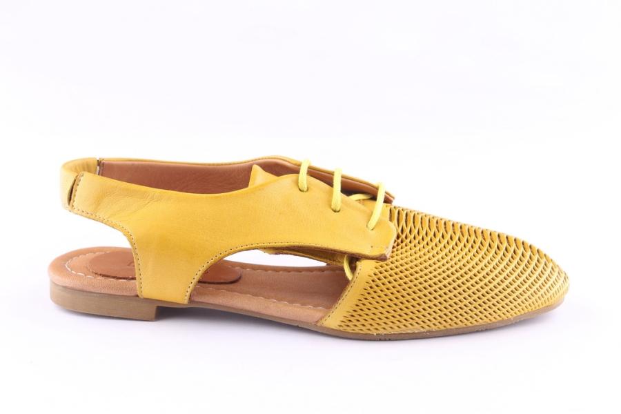 d.moro shoes Women Leather Sandals for Summer: ARJ-042 Yellow (Wholesale)