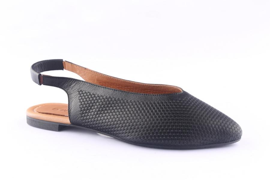 D.moro Shoes Women Leather Sandals For Summer: ARJ-077 Black (Wholesale)