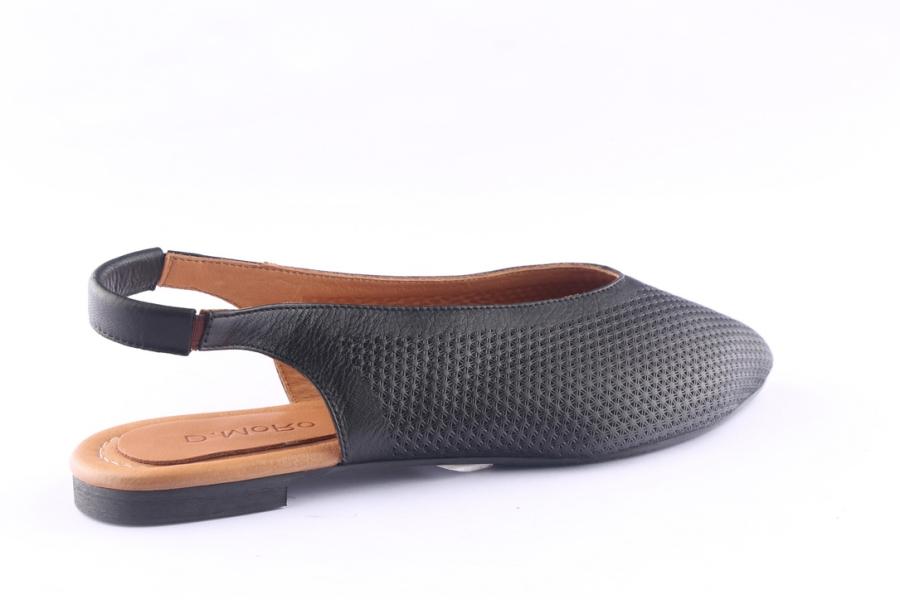 D.moro Shoes Women Leather Sandals For Summer: ARJ-077 Black (Wholesale)