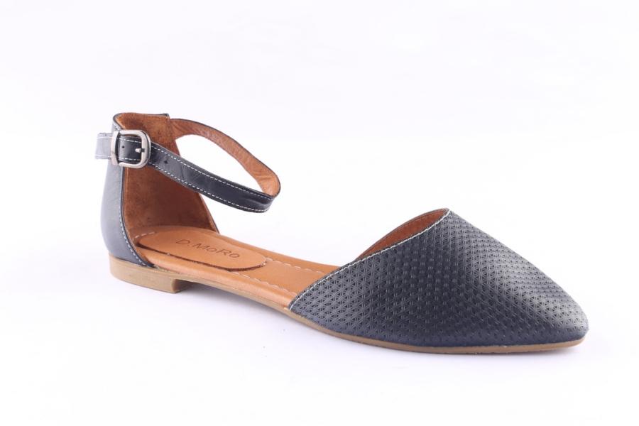 D.moro Shoes Women Leather Sandals For Summer: ARJ-311 Navy Blue (Wholesale)