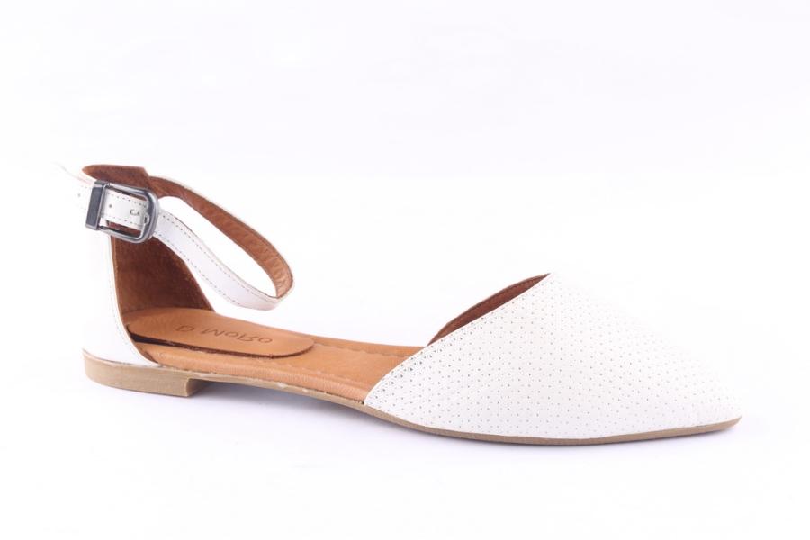 D.moro Shoes Women Leather Sandals For Summer: ARJ-311 White (Wholesale)