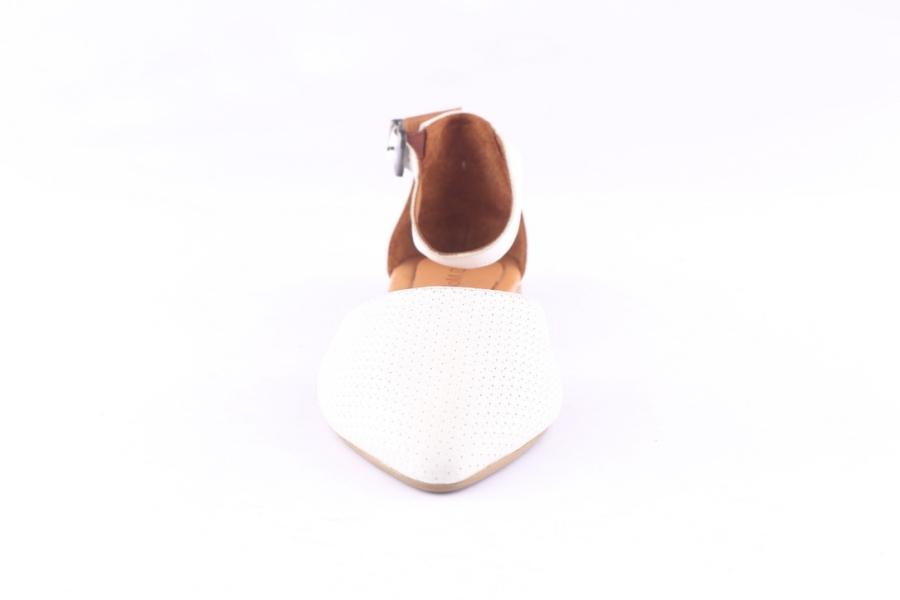 D.moro Shoes Women Leather Sandals For Summer: ARJ-311 White (Wholesale)