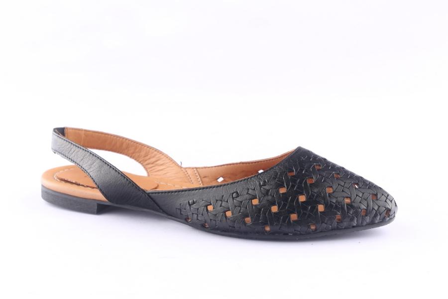 D.moro Shoes Women Leather Sandals For Summer: ARJ-540 Black (Wholesale)