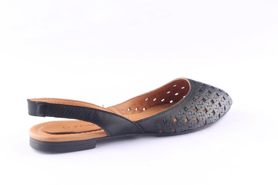 D.moro Shoes Women Leather Sandals For Summer: ARJ-540 Black (Wholesale)