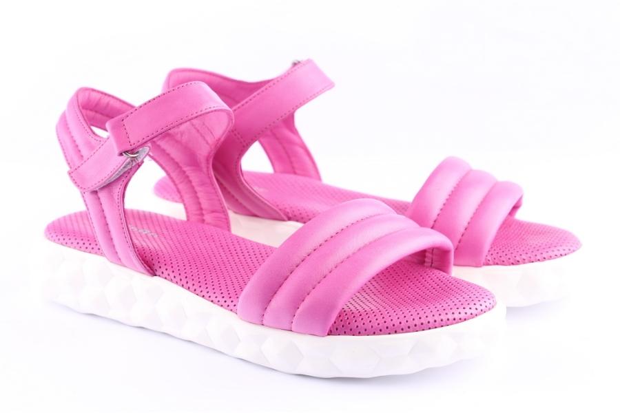 D.moro Shoes Women Leather Sandals For Summer: C704 Fuchsia (Wholesale)