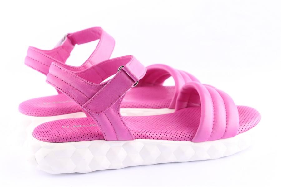 D.moro Shoes Women Leather Sandals For Summer: C704 Fuchsia (Wholesale)