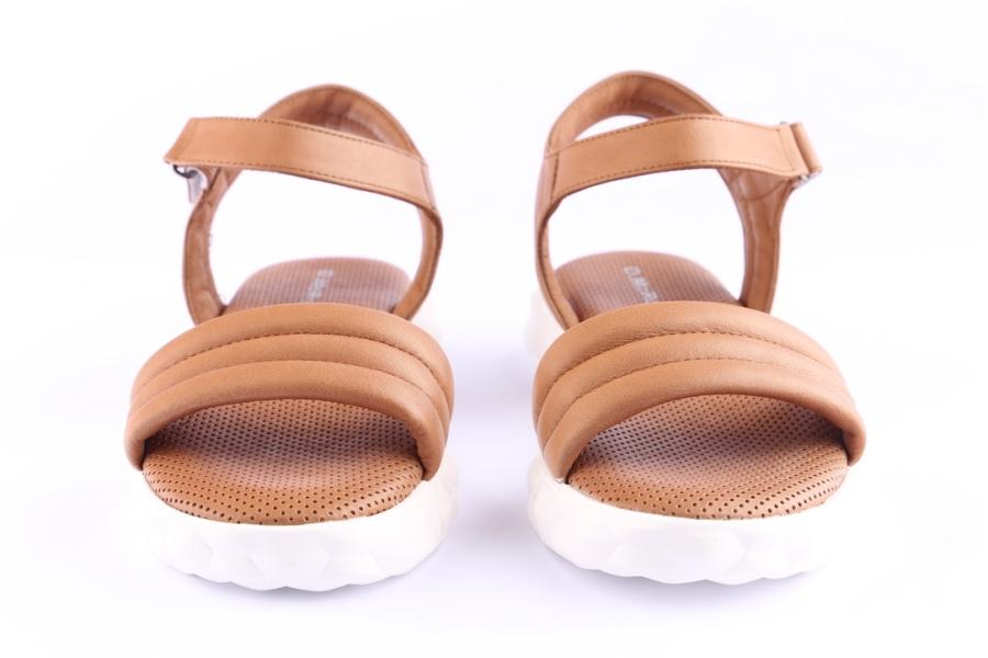 D.moro Shoes Women Leather Sandals For Summer: C704 Tan (Wholesale)