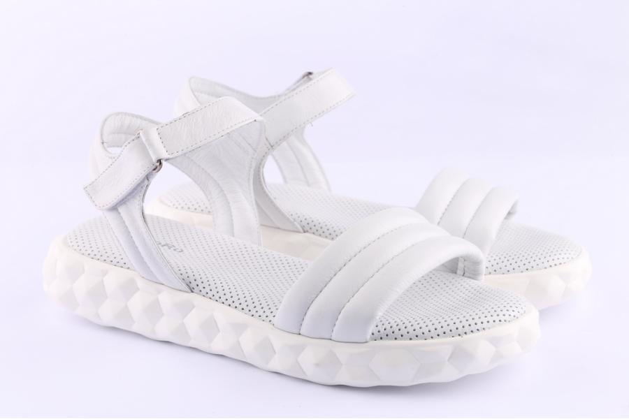 D.moro Shoes Women Leather Sandals For Summer: C704 White (Wholesale)