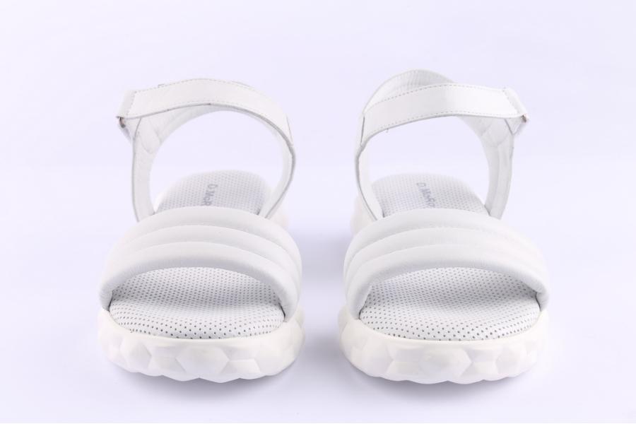 D.moro Shoes Women Leather Sandals For Summer: C704 White (Wholesale)