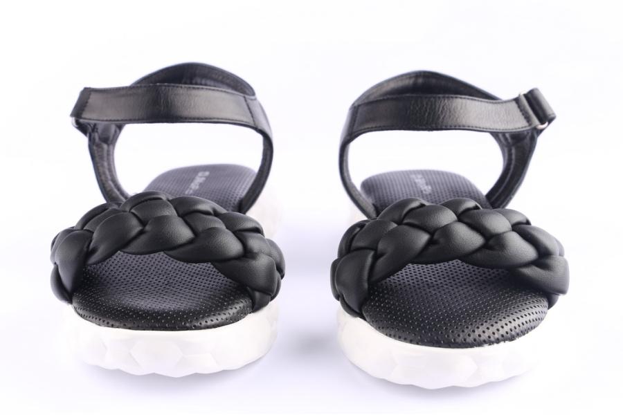 D.moro Shoes Women Leather Sandals For Summer: C705 Black (Wholesale)