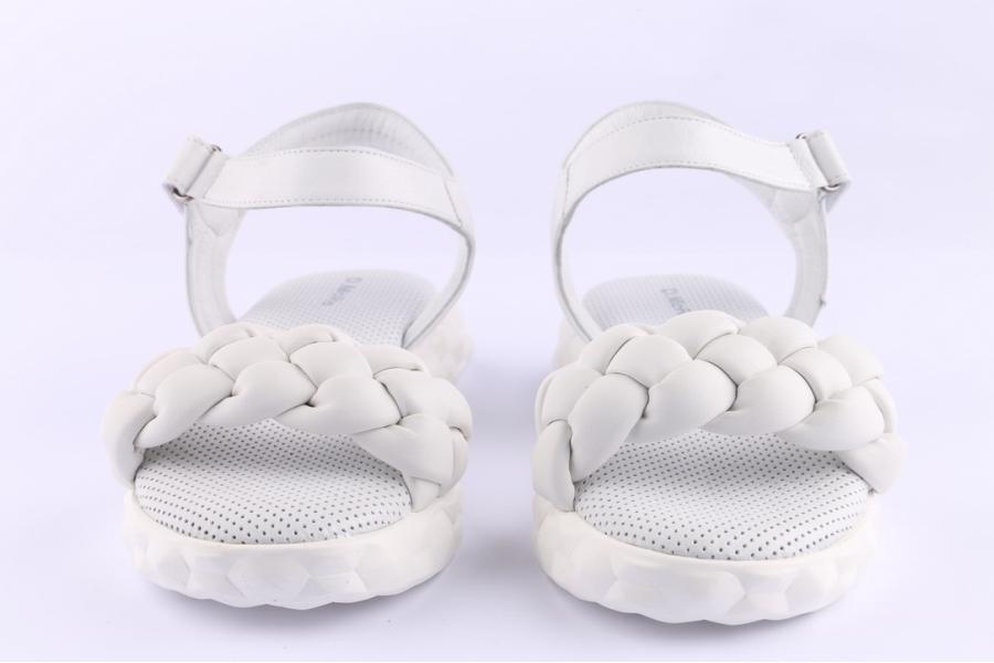D.moro Shoes Women Leather Sandals For Summer: C705 White (Wholesale)