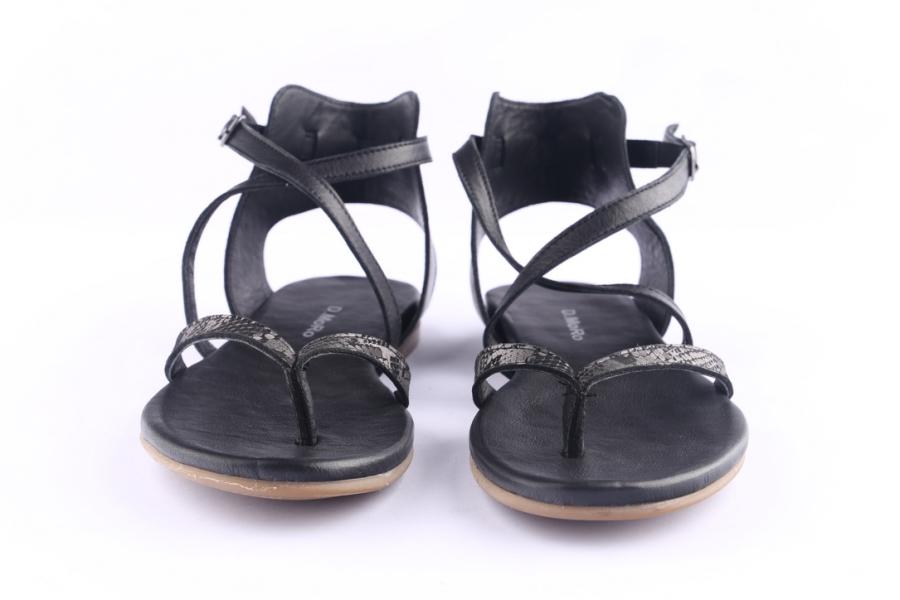 D.moro Shoes Women Leather Sandals For Summer: C707 Black (Wholesale)