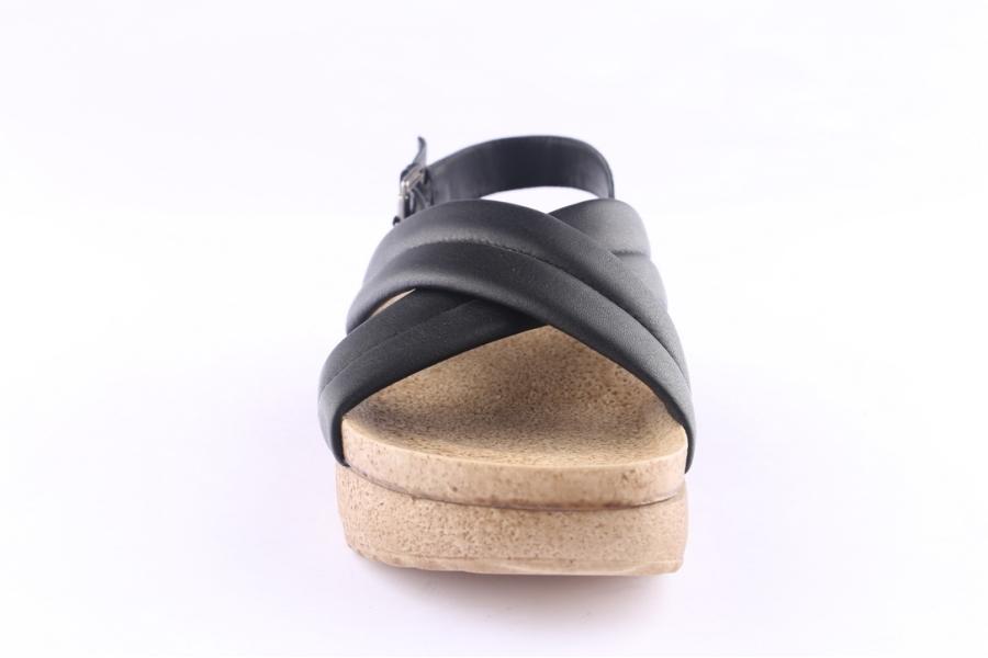 D.moro Shoes Women Leather Sandals For Summer: C709 Black (Wholesale)