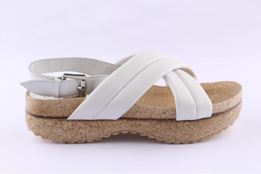 d.moro shoes Women Leather Sandals for Summer: C709 White (Wholesale)