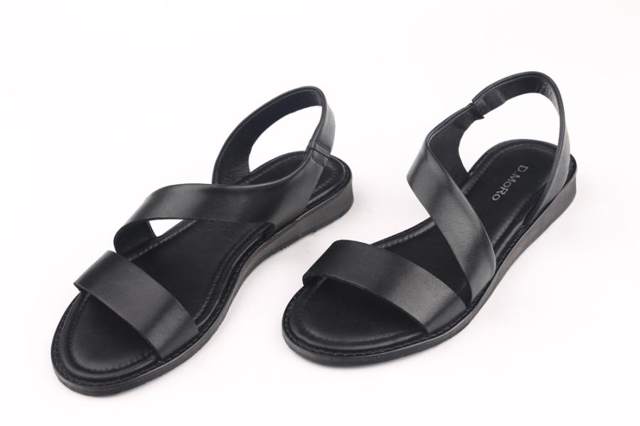d.moro shoes Women Leather Sandals for summer: DNL-16 Black Leather (Wholesale)