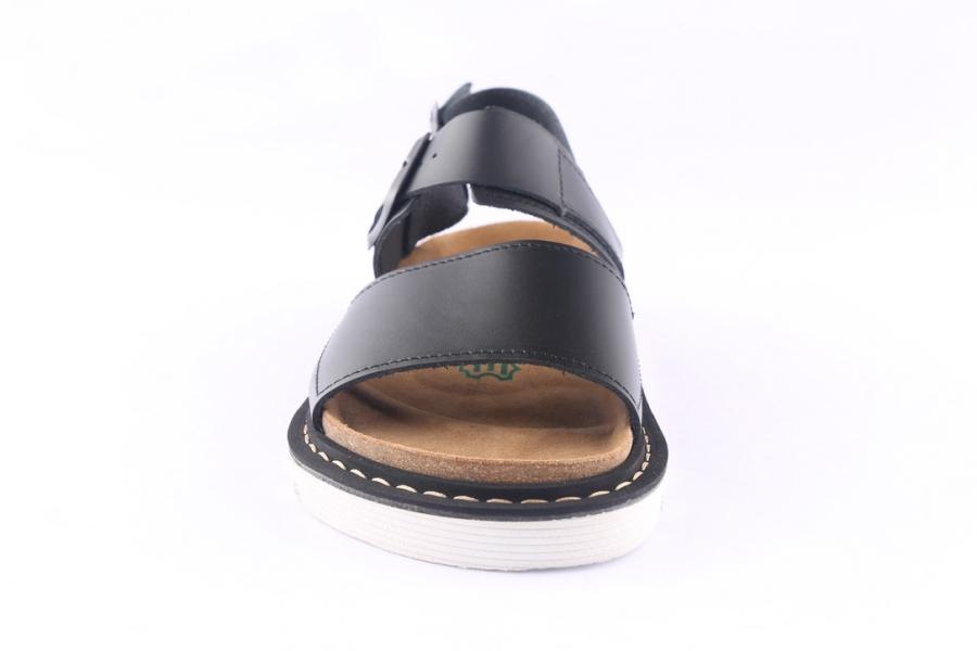 D.moro Shoes Women Leather Sandals For Summer: FAR Black (Wholesale)