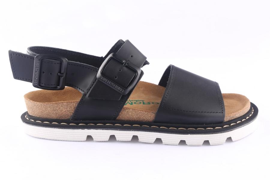 d.moro shoes Women Leather Sandals for Summer: FAR Black (Wholesale)