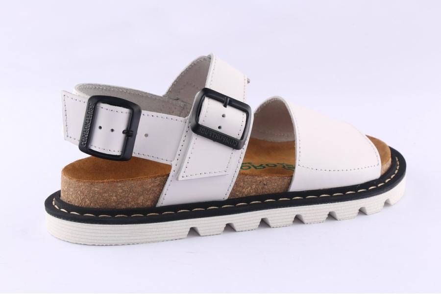 D.moro Shoes Women Leather Sandals For Summer: FAR White (Wholesale)