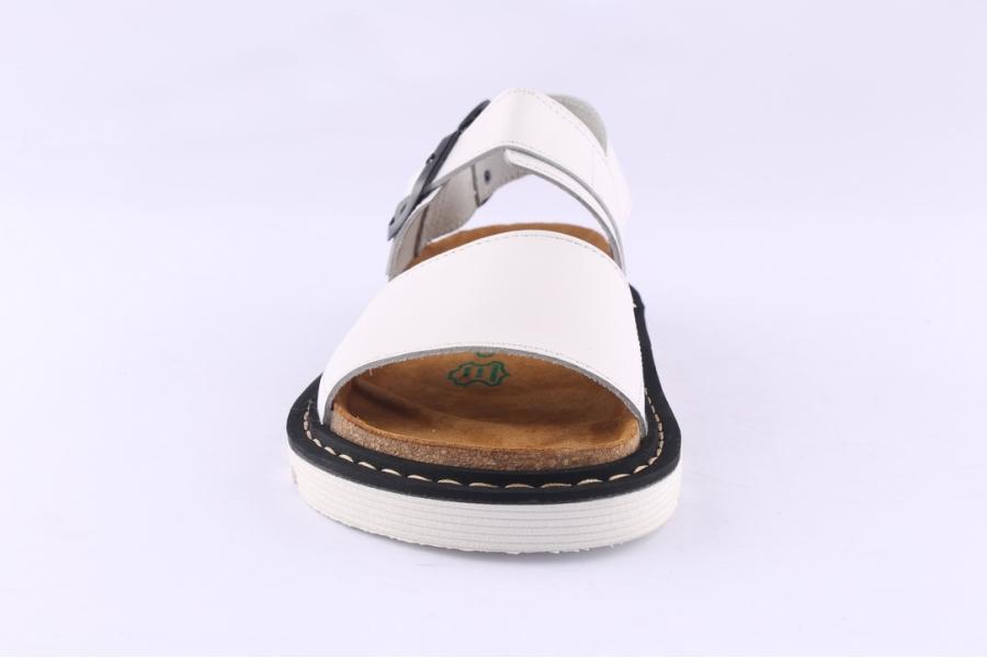 D.moro Shoes Women Leather Sandals For Summer: FAR White (Wholesale)