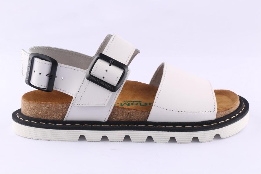 d.moro shoes Women Leather Sandals for Summer: FAR White (Wholesale)