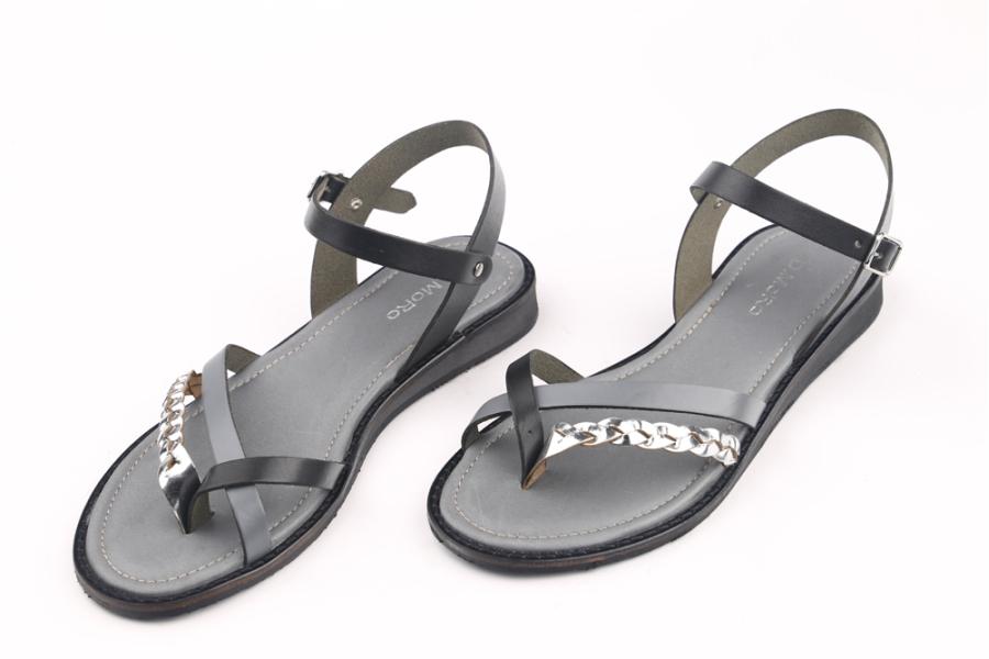 d.moro shoes Women Leather Sandals for summer: FT-465 Mix Color Grey Leather (Wholesale)