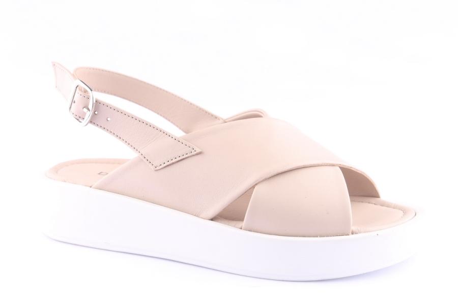 D.moro Shoes Women Leather Sandals For Summer: GATE-4 Beige (Wholesale)