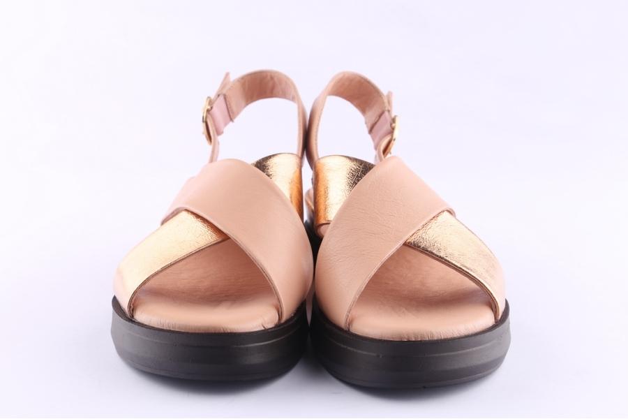 D.moro Shoes Women Leather Sandals For Summer: GATE-4 Beige (Wholesale)