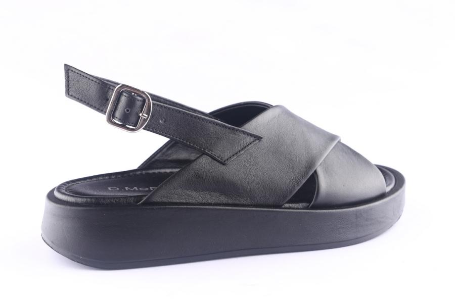 D.moro Shoes Women Leather Sandals For Summer: GATE-4 Black (Wholesale)
