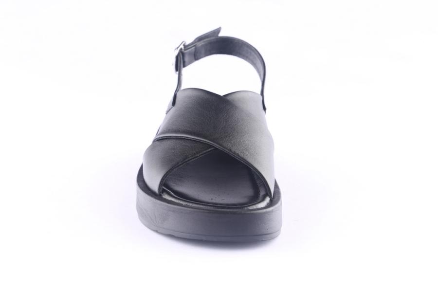 D.moro Shoes Women Leather Sandals For Summer: GATE-4 Black (Wholesale)