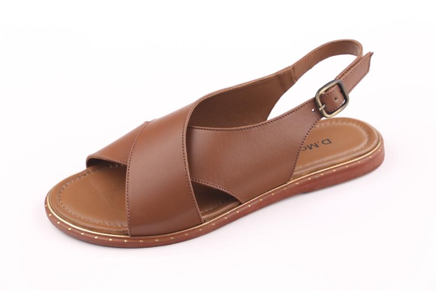 d.moro shoes Women Leather Sandals for summer: GLS-6 Brown Leather (Wholesale)