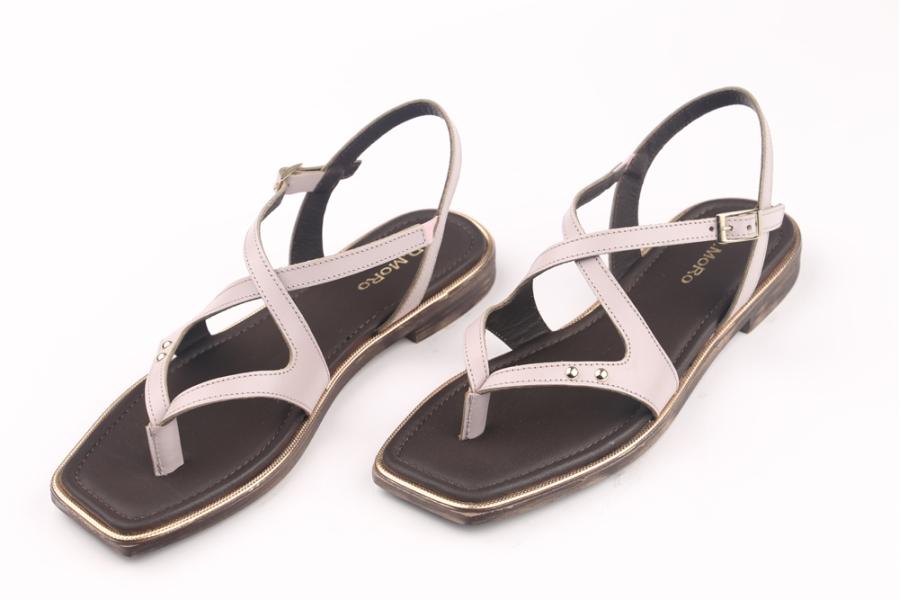 d.moro shoes Women Leather Sandals for summer: GRY-102 Powder Leather (Wholesale)